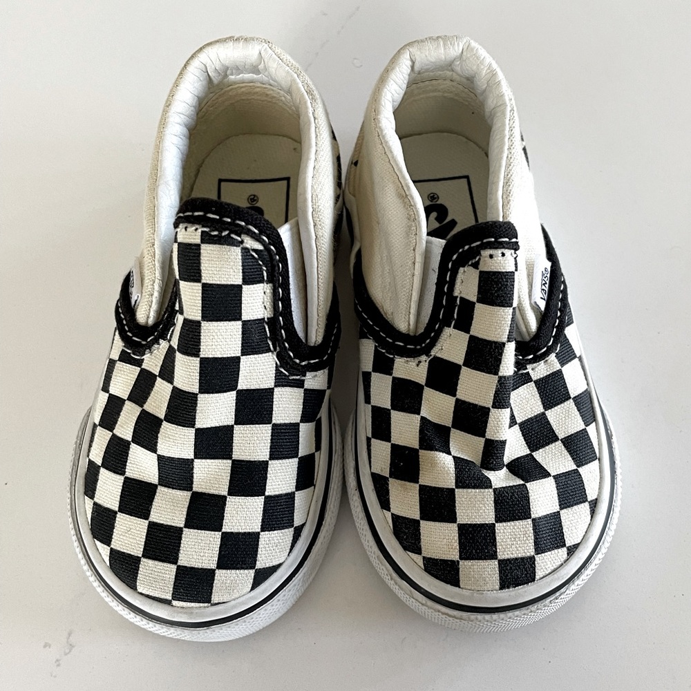 VANS toddler/baby 4.0 checkered vans